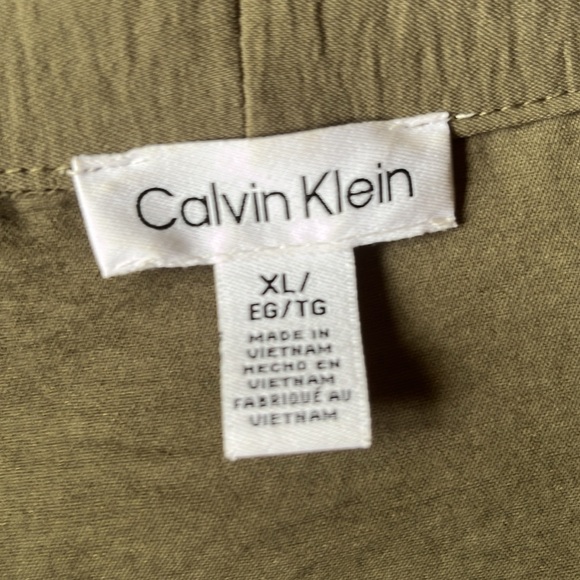 Calvin Klein Olive Blouse - Picture 3 of 3